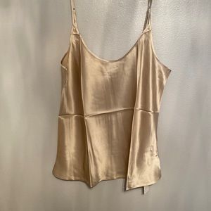 100% silk camisole by silk maison gold